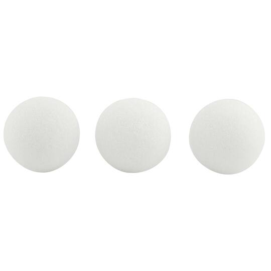 Hygloss 3" Styrofoam® Balls, 12 Pack
